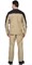 Костюм "СИРИУС-Вест-Ворк" куртка, брюки песочный с черным пл. 275 г/кв.м - фото 62673