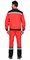 Костюм "СИРИУС-МАСТЕР" летний: куртка, полукомбинезон, красный с чёрной отделкой - фото 62676