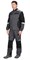 Костюм "СИРИУС-ФАВОРИТ-МЕГА" мужской летний, куртка и полукомбинезон, серый с черным, СОП - фото 62718