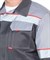 Костюм "СИРИУС-МАЯК" куртка, п/к т.серый со св. серым - фото 62798