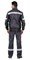 Костюм "СИРИУС-ПОЛИНОМ" куртка, п/к т.серый со св.серым, черным, красным и СОП 50мм - фото 62803