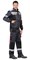 Костюм "СИРИУС-ПОЛИНОМ" куртка, п/к т.серый со св.серым, черным, красным и СОП 50мм - фото 62804
