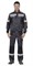 Костюм "СИРИУС-ПОЛИНОМ" куртка, п/к т.серый со св.серым, черным, красным и СОП 50мм - фото 62805