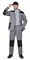 Костюм "СИРИУС-СТАНДАРТ" куртка, брюки ср.серый с черным СОП 50мм - фото 62930