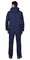 Куртка "СИРИУС-Азов" удл. с капюшоном синий софтшелл пл 350 г/кв.м - фото 62936