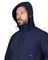 Куртка "СИРИУС-Азов" удл. с капюшоном синий софтшелл пл 350 г/кв.м - фото 62937