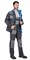 Костюм "СИРИУС-Двин" куртка, п/к т.серый со ср.серым пл. 275 г/кв.м - фото 62987
