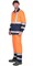 Куртка "Терминал-3-РОСС" оранжевая с темно-синим - фото 63006