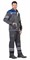 Костюм мужской летний «СИРИУС-ЛИДЕР» куртка и полукомбинезон, т.серый с васильком и молочным, СОП - фото 63240