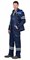 Костюм мужской летний «СИРИУС-ЛИДЕР» куртка и полукомбинезон, т.синий с васильком и молочным, СОП - фото 63251