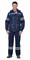 Костюм мужской летний «СИРИУС-ЛИДЕР» куртка и полукомбинезон, т.синий с васильком и молочным, СОП - фото 63253