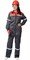 Костюм "СИРИУС-МЕХАНИК" женский, куртка, брюки серый с красным и СОП - фото 63282