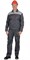 Костюм "СИРИУС-ФАВОРИТ" куртка, брюки т.серый со св.серым - фото 63444