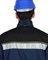 Куртка "СИРИУС-БОСТОН" т.синяя с васильковой и черной отделкой - фото 63519