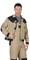 Куртка "СИРИУС-ВЕСТ-ВОРК" бежевый с черным пл. 275 г/кв.м - фото 63525