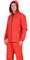 Куртка "СИРИУС-Мельбурн" длинная, красная с черным кантом - фото 63559