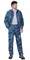 Костюм "СИРИУС-Блокпост" куртка, брюки (тк.кроун-принт) КМФ Цифра синяя - фото 64504