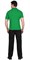 Рубашка-поло св.зеленая короткие рукава с манжетом, пл.180 г/м2 - фото 64655