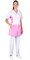 Блуза "СИРИУС-ЕВА" женская белая с розовым - фото 64849