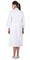 Халат "СИРИУС-НИКА" женский белый с бирюзовым - фото 64954
