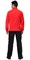Куртка флисовая красная - фото 65155