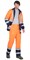 Костюм "Терминал-3-РОСС" куртка, брюки оранжевая с темно-синим - фото 65228