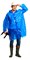 Плащ-дождевик Сириус-Профи на липучке ПВД 45 мкр. пропаянные швы, синий - фото 65276