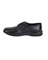 Туфли мужские на шнуровке черные иск. кожа - фото 66018