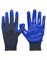 Перчатки Safeprotect НейпНит (нейлон+нитрил, серый с синим) - фото 66093