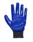Перчатки Safeprotect НейпНит (нейлон+нитрил, серый с синим) - фото 66095