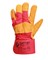 Перчатки утеплённые спилковые "ДИГГЕР" комб. мех 750 г/м2,жёлто-красные, дл.27 см,р10.5(пер602) - фото 66206
