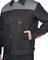 Костюм "СИРИУС-ФАВОРИТ-РОСС" куртка, брюки темно-серый со светло-серым и красным - фото 66962