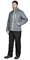 Куртка "СИРИУС-ПРАГА-Люкс" серая (подкладка молочный флис) - фото 67154