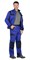 Куртка "СИРИУС-Карат" васильковый с т.синим 80% х/б, МВО пл. 255 г/кв.м - фото 67199