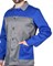 Костюм "СИРИУС-Аспект":  куртка, брюки ср. серый с васильковым - фото 67216