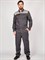 Костюм мужской рабочий "Фаворит" летний куртка, брючный серый со светло-серым - фото 67621