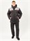 Костюм мужской зимний "Фаворит" куртка, брюки серый со светло-серым - фото 67655