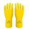 Перчатки КЩС латексные Scaffa Луч К50Щ50 Cem L40 для защиты от химических воздействий желтые - фото 67734