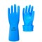 Перчатки КЩС нитриловые Scaffa Практик К80Щ50 Cem N38 для защиты от химических воздействий синие - фото 67754