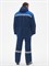 Костюм зимний Легион-К (тк.Смесовая,210) брюки, т.синий/васильковый - фото 68007