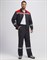 Костюм Легион Премиум-1 СОП CH (тк.Смесовая,240) брюки, т.серый/красный - фото 68168