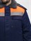 Куртка зимняя Бригада NEW (тк.Смесовая,210), т.синий/оранжевый - фото 68286