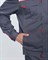 Костюм Фаворит-1 Премиум СОП IMP (тк.Смесовая,240) брюки, т.серый/серый/красный - фото 68446