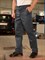 Костюм Аскет-1 (тк.Смесовая,210) брюки, т.серый/оранжевый - фото 68484
