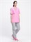 Костюм женский Ирис (тк.ТиСи), ярко-розовый/серый - фото 68915