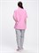 Костюм женский Ирис (тк.ТиСи), ярко-розовый/серый - фото 68917