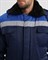 Куртка зимняя Стандарт (тк.Смесовая,210), т.синий/васильковый - фото 69039