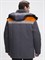 Куртка зимняя Бригада NEW (тк.Смесовая,210), т.серый/оранжевый - фото 69050