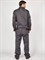 Костюм Фаворит-К (тк.Смесовая,210) брюки, т.серый/серый - фото 69538