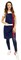 Фартук с грудкой универсальный Ниагара (тк.Форвард,210), т.синий/красный (026) - фото 7012
